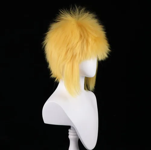 Vista 27 de COSPLAZA Peluca de cosplay de niña larga y recta azul profundo de pelo completo de anime