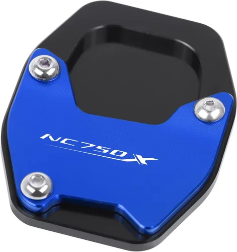 Vista 5 de SCUUBE Para Honda NC750X 2021-2023 NC750 X motocicleta CNC pie lateral soporte ampliador placa soporte placa ampliadora almohadilla lateral Negro