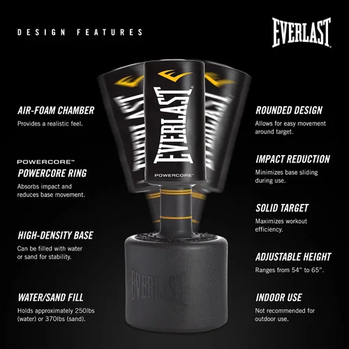 Vista 10 de Everlast Unisex Power Core Freestanding Punch Bag