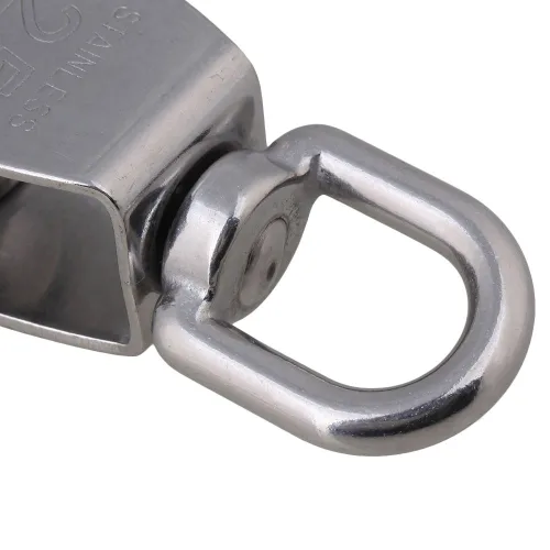 Vista 9 de Polea para alambre de acero inoxidable de 25 mm BQLZR M25, cuerda de giro 304