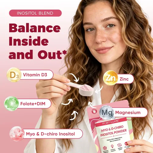 Vista 2 de Myo & D-Chiro Inositol Polvo 40:1 Relación, Fresa