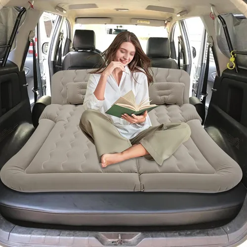 Vista 4 de Colchón de aire SUV cama inflable del coche gris