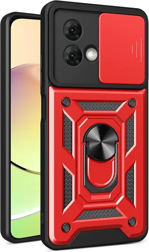 Vista 110 de Compatible con Tecno Pova Neo 2 Bracket Shell, con cubierta deslizante para lente de cámara compatible con Tecno Pova Neo 2 LG6n Case Negro