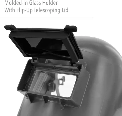 Vista 4 de North 906GY Tigerhood Classic, casco para soldar termoplástico, gris