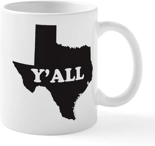 Vista 7 de CafePress Shalom, Y'all! Taza de café de cerámica de 11 oz (11.0 fl oz)