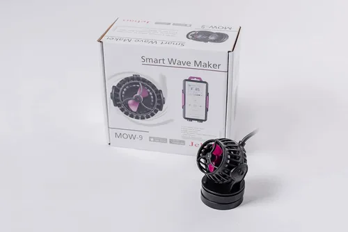 Vista 7 de Jebao MOW Smart Wave Maker con controlador de pantalla LCD para tanque de agua salada base magnética (MOW-3)