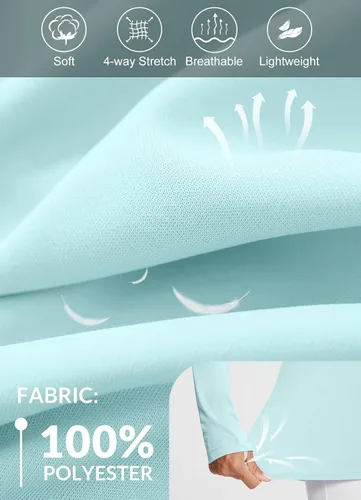 Vista 9 de BALEAF - Camisetas de sol de manga larga para mujer, con FPU 50+, para senderismo, ligeras, de secado rápido, protección contra rayos ultravioleta