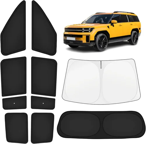 Vista 175 de KUST - Parasol plegable para parabrisas para BMW X1 E84, accesorios 2011 2012 2013 2014 2015, protector de visera de sol ajustable que bloquea