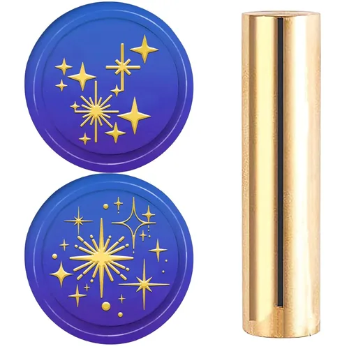 Vista 13 de CRASPIRE Sello de cera de pata de perro con patrón de 2 lados, sello de cera de pata de perro, 0.591 in, metal dorado, latón, vintage, portátil
