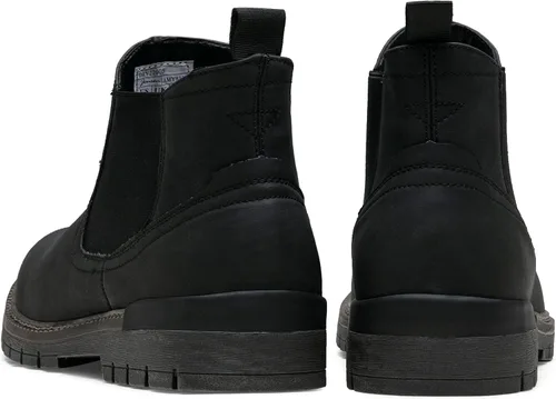 Vista 8 de Jousen Chelsea - Botas informales al tobillo, sin cordones, impermeables, para hombre