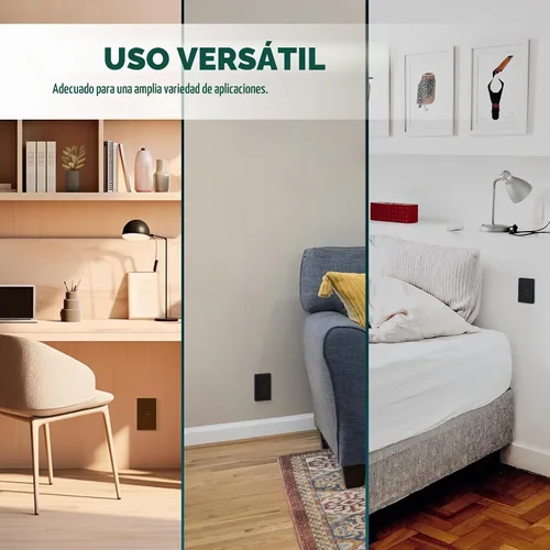 Vista 8 de TOPELER Tomacorriente USB de pared negra, tomacorriente USB de carga ultrarrápida GaN de 65W para laptop, receptáculo resistente a manipulaciones