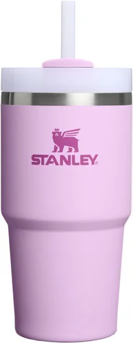 Vista 204 de STANLEY Quencher H2.0 Vaso Térmico con asa y pajilla, 64 onzas, tapa Flowstate de 3 posiciones, gran capacidad para viajes y deportes, vaso de acero