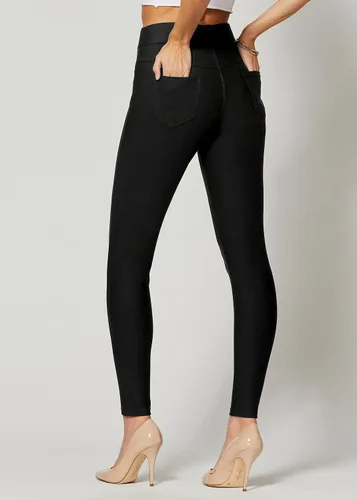 Vista 7 de Conceited Stretch Slacks for Women - Wear to Work - Tummy Control - Slim Leg - Pockets - Ponte - (Available in Plus Size)