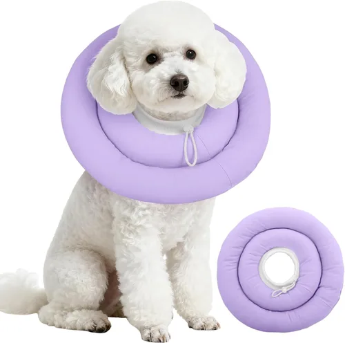 Vista 41 de IDOMIK - Collar de recuperación para perros, cono suave impermeable para perros después de la cirugía Comfy Protective Elizabethan Collar