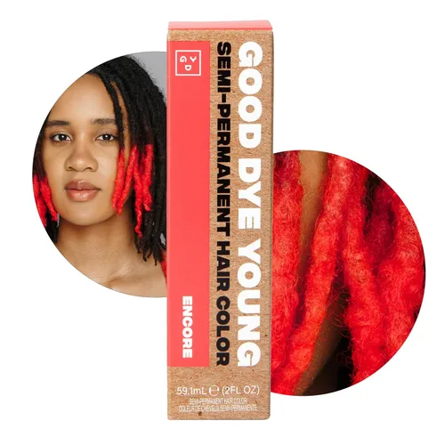 Vista 10 de Good Dye Young Streaks and Strands - Tinte acondicionador semipermanente con protección UV (Ruina azul), sin PPD, sin crueldad animal y vegano, dura