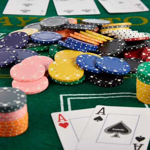 Vista 4 de Paquete de 100 fichas de póquer adecuadas, juego de fichas de calidad de casino de 0.41 oz, fichas de póquer en blanco no denominadas, perfectas