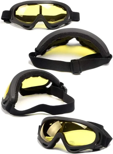 Vista 9 de Peicees Paquete de 4 gafas de esquí para mujeres, hombres, niños, deportes de nieve, motocicleta, snowboard