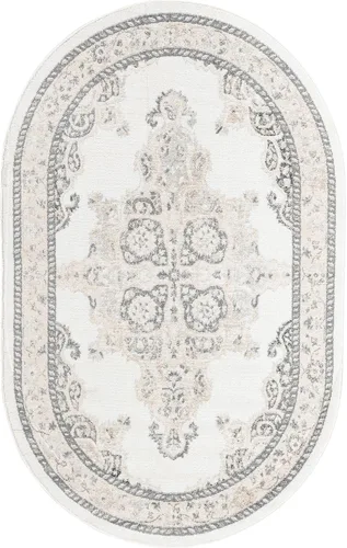 Vista 34 de Unique Loom Parker Collection - Alfombra de área Merakli (2 x 3 pies, rectangular, aguamarina/beige)