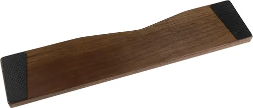 Vista 6 de Reposamuñecas ergonómico de madera maciza de nogal para AKKO Alice Pro