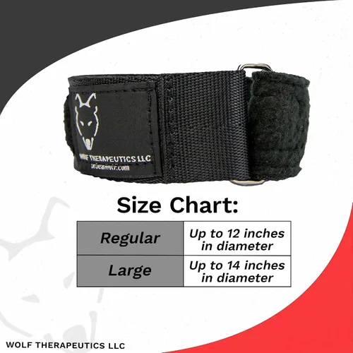 Vista 2 de Dr. Wolf - Codera de tenis - Correa de compresión ajustable para antebrazo para tendinitis, mouse y codo de computadora, alivio del dolor de codo