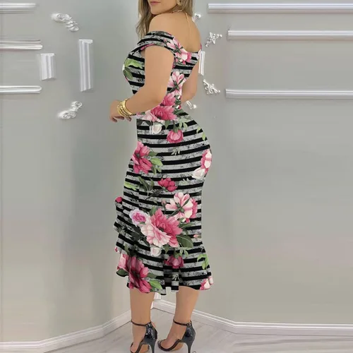 Vista 5 de Vestido sin mangas para mujer, vestido corto de fiesta, bohemio, talla S, vestido fruncido para jóvenes, playa, encaje, sin mangas, S-2XL