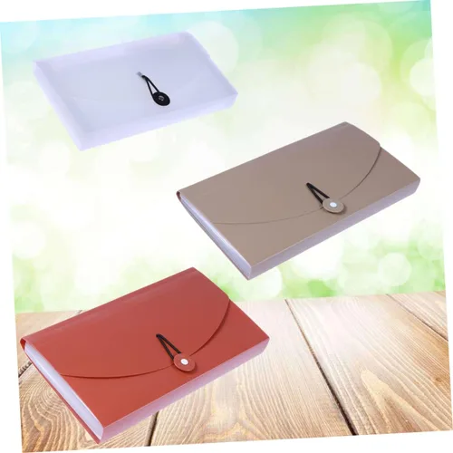 Vista 3 de Tofficu Carpeta de archivos 3pcs Carpetas multifunción Paquete de archivos Carpetas de bolsillo