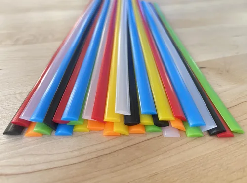 Vista 7 de JounJip Varillas de soldadura de plástico LDPE (7 colores) – Varillas planas de polietileno de baja densidad para reparación de kayak, canoa, tanque