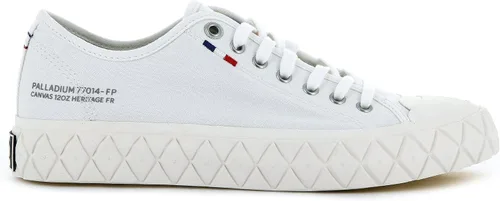 Vista 4 de PALLADIUM Zapatillas bajas para hombre, blanco estrella