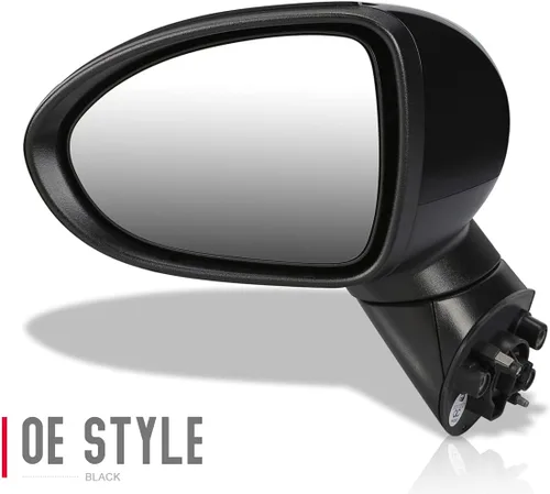 Vista 2 de DNA Motoring OEM-MR-KI1320166 - Espejo retrovisor de la puerta del lado izquierdo del conductor con señal de giro compatible con Rio 2012-2013