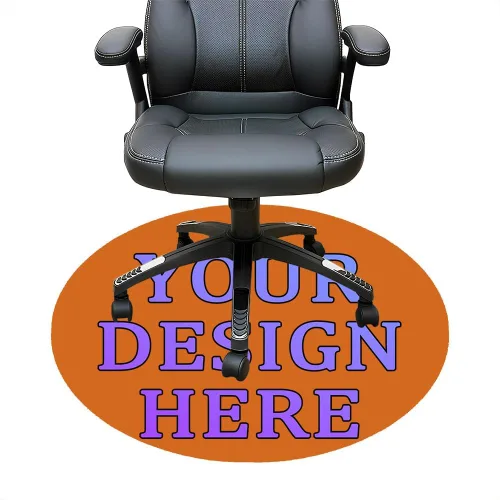 Vista 20 de Tapete redondo personalizado para silla de escritorio de oficina, diseño de tu propio logotipo de foto, texto, alfombrillas circulares