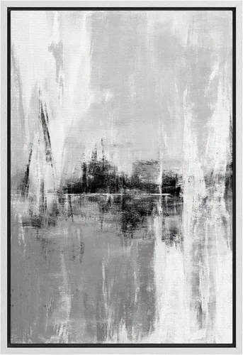Vista 25 de SIGNFORD Lienzo enmarcado para pared, acuarela pastel, rosa, puesta de sol, nube, naturaleza, ilustraciones de área silvestre, arte moderno