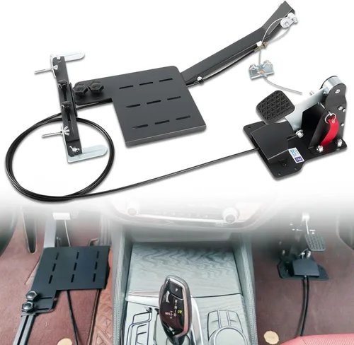 Vista 7 de Pedal Universal Dual de Freno para el Lado del Pasajero para Entrenamiento del Conductor y Uso en Múltiples Vehículos, Sistema Hidráulico de Doble