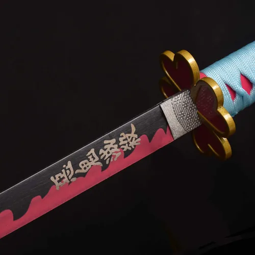 Vista 3 de Sword Valley Espada de la serie Demon de aproximadamente 40.9 pulgadas Cosplay Prop Anime Slayers Katana Samurai Sword Textura original de anime