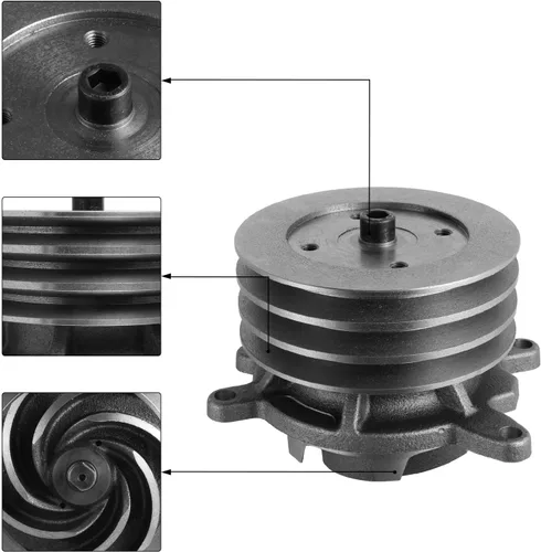 Vista 2 de AULINK Bomba de agua 2W1225 (cojinete de C & U) 9N0135 9N1249 para Caterpillar CAT 3208 New Holland TR70 SR4 3412 225 225B 225D 229 231D 227