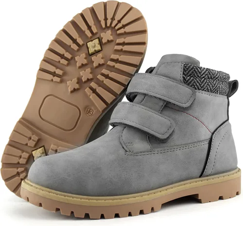 Vista 4 de Tobfis Botas de trabajo con correa impermeable para niños (niñoniño pequeñoniño grande)