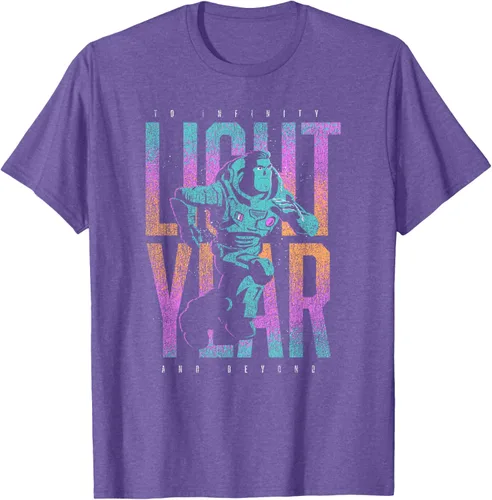 Vista 8 de Disney Pixar Lightyear Buzz Lightyear To Infinity And Beyond Camiseta, Negro