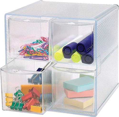 Vista 2 de Business Source BSN82977-Organizador de almacenamiento con 4 cajones
