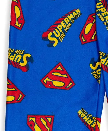 Vista 4 de DC Comics Justice League Green Lantern The Flash Superman - Pantalones de pijama para niños pequeños y grandes