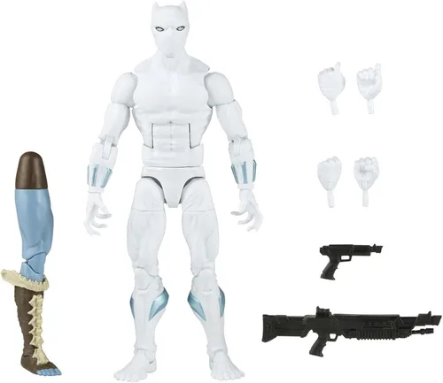 Vista 2 de Marvel Legends Series Black Panther Hatut Zeraze - Figura de acción de Marvel Comics de 6 pulgadas, 6 accesorios, 1 pieza de construcción