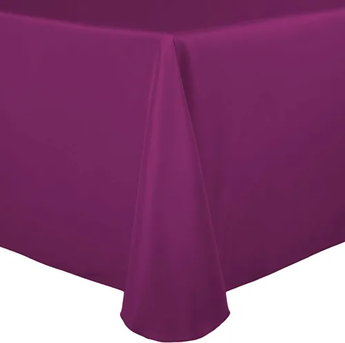 Vista 31 de Ultimate Textile Mantel ovalado de lino de poliéster de 60 x 102 pulgadas, color marrón cobre