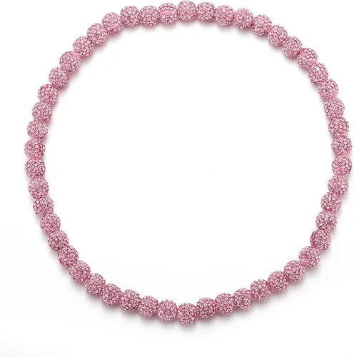 Vista 35 de Collar de Cadena de Béisbol con Perlas para Hombres, Regalos de Collar de Béisbol de la Colección Bling Ice para Niños, Collar de Accesorios