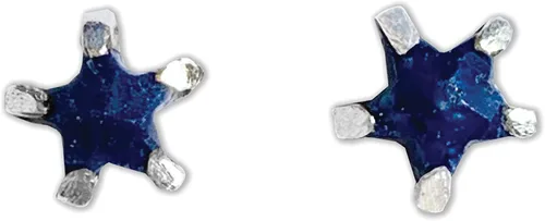 Vista 13 de Aretes de estrella de piedras preciosas naturales para mujeres y hombres, lapislázuli, ónix, piedra lunar, labradorita, turmalina negra, hechos a