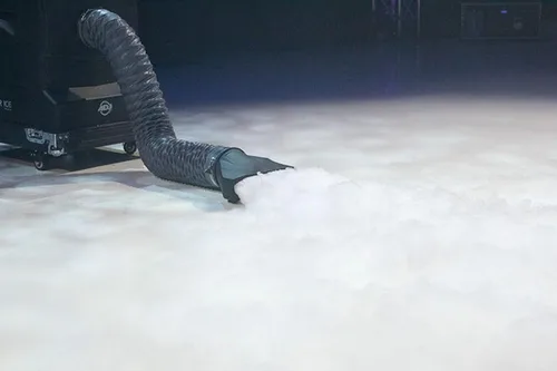 Vista 5 de ADJ Máquina de alta densidad baja profesional de la niebla del hielo de Entour, control de DMX