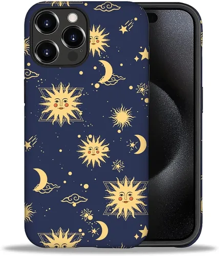 Vista 45 de DAIZAG Funda compatible con iPhone 11, hermoso color arena, patrón completo, carcasa rígida híbrida de plástico TPU + funda de protección