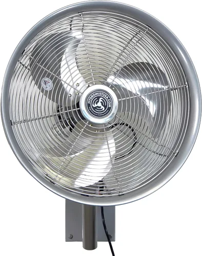 Vista 7 de HydroMist F10-14-006 - Ventilador oscilante de pared (24 pulgadas), 18", Negro