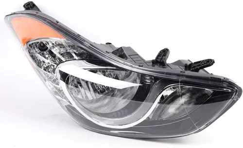Vista 3 de Reemplazo del conjunto de faros halógenos para HyundaiElantra 1.8L 2011 2012 2013 (lado derecho del pasajero)
