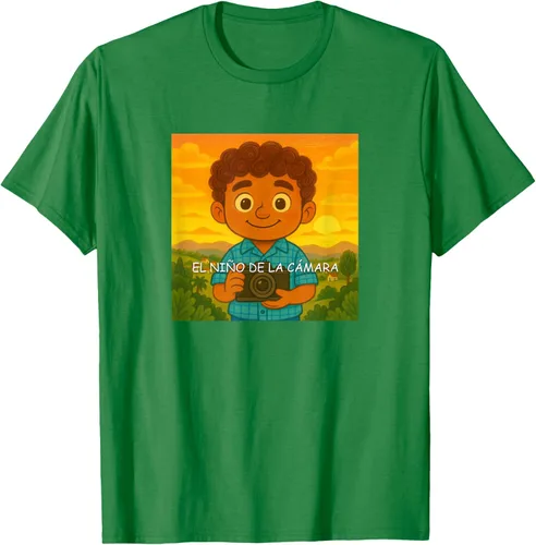 Vista 60 de Camiseta El Niño de la Cámara – Diseño Oficial del Cuento Ilustrado