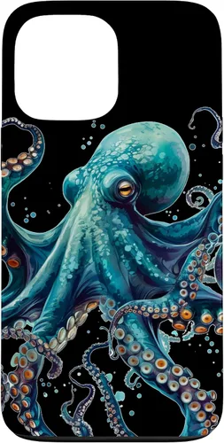Vista 24 de Cool Blue Octopus Case for iPhone 17
