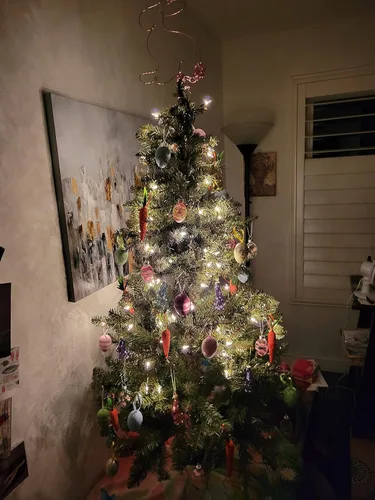 Vista 6 de Decoración de árbol de conejo de alambre para árboles de Pascua, decoraciones de granja