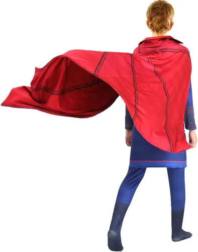 Vista 4 de Disfraz de cosplay para niños, capa con collar y anillo, disfraz de Halloween 2025 para niños